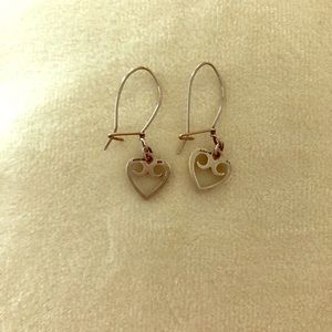 James Avery Heart Dangle Earrings